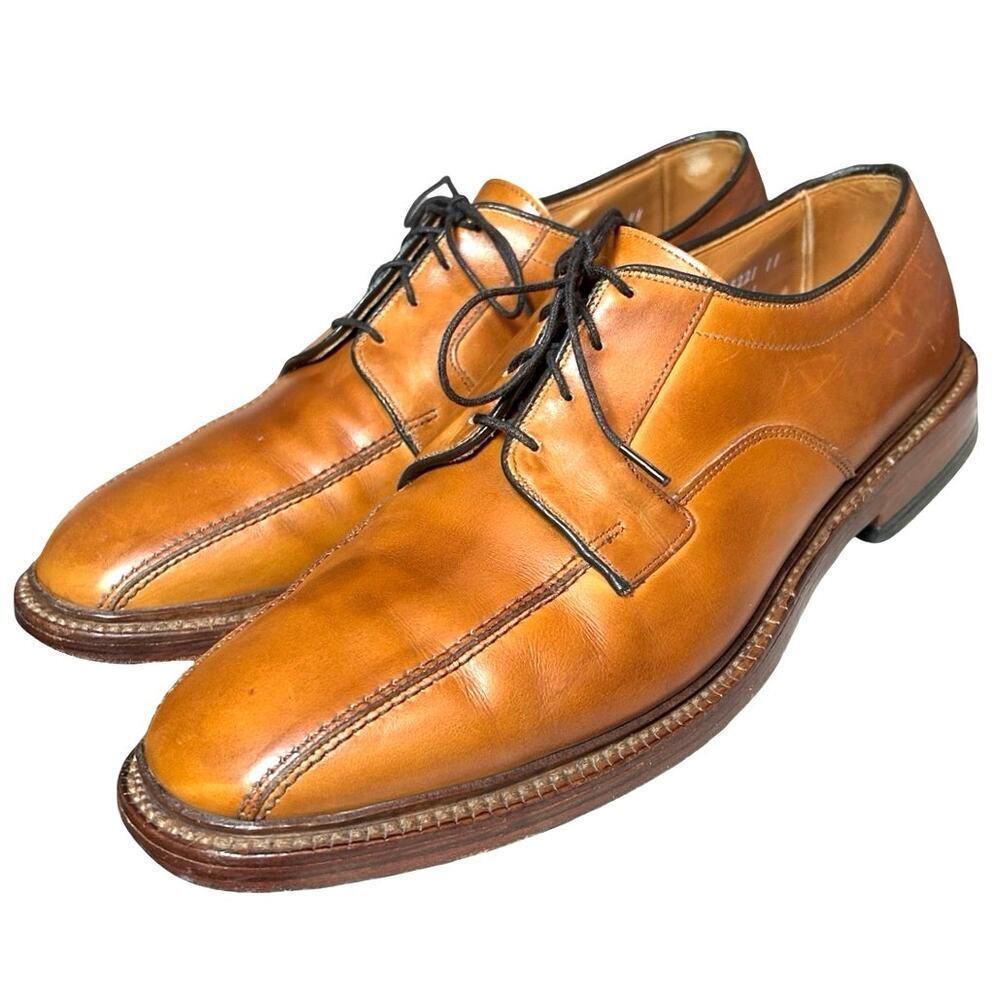 Allen Edmonds Men’s Hillcrest Leather Oxford Dress Shoes Chestnut Size 11.5 D